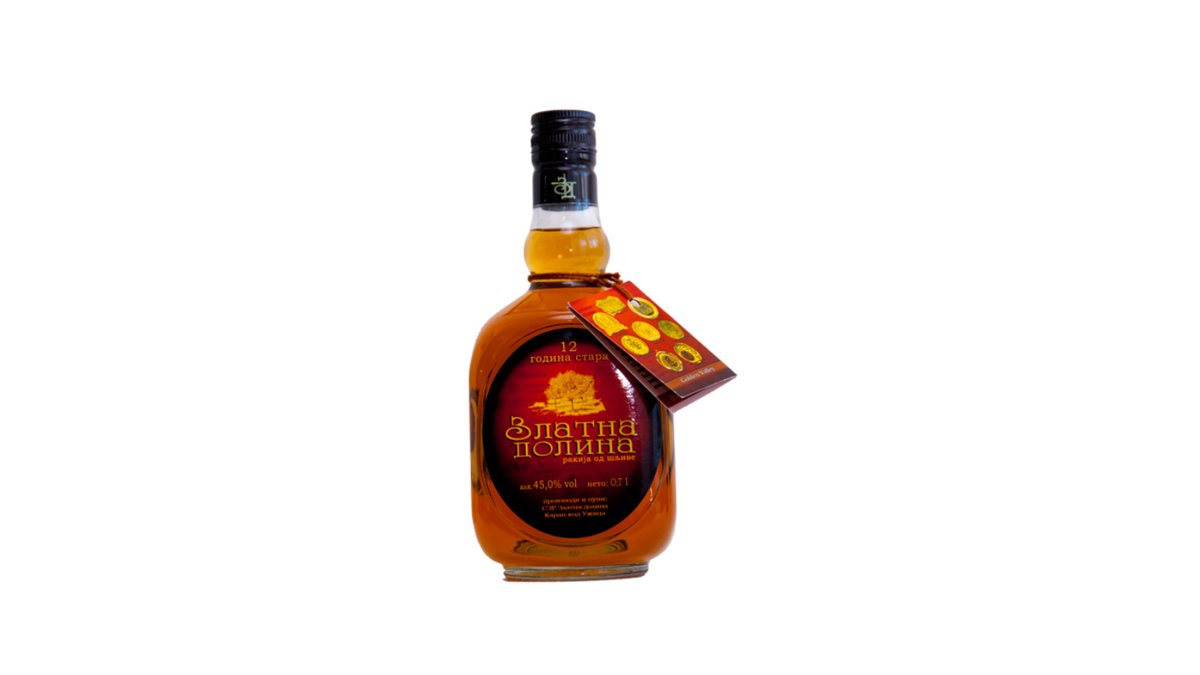 Rakija Zlatna Dolina 12 G. 0,7 L