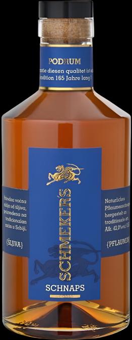 Rakija Schmekers Schnaps Šljivovica 42% 0,5L