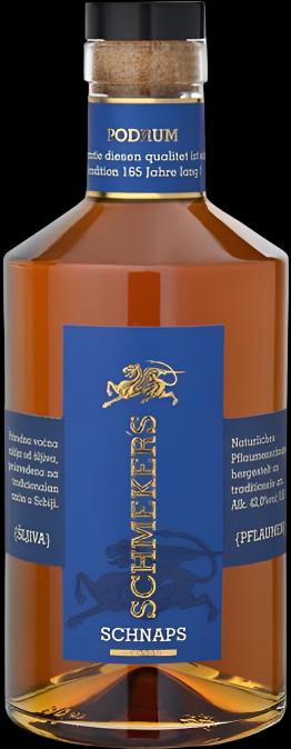 a Rakija Schmekers Schnaps Šljivovica 42% 0,5L